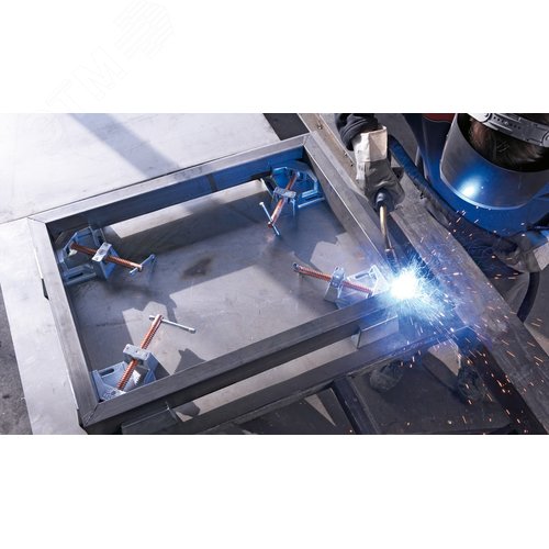 Струбцина угловая для сварки 90 градусов 2x120 максимальный проход 100мм - фото 2