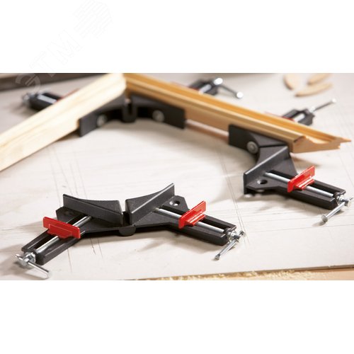 Струбцина угловая 2x73, зажим двумя винтами - фото 3