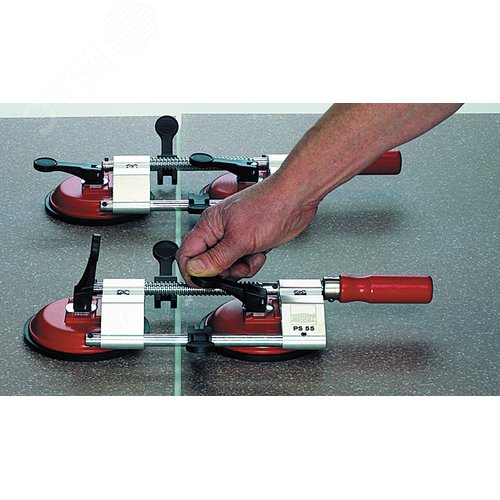 Зажим вакуумный для пластин усилие 260 Н ширина зажима 10-55 мм для искусственного камня керамики стекла - фото 4