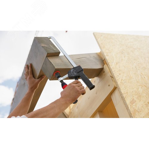 Струбцины с для работы одной рукой 600/100, усилие: 3.5 кН - фото 3