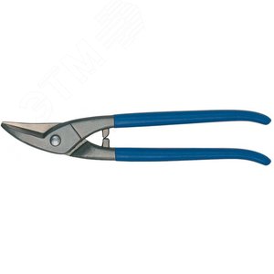 Ножницы по металлу, для прорезания отверстий, правые, рез: 1 мм, 250 мм, высококачественная сталь, короткий прямой и фигурный рез