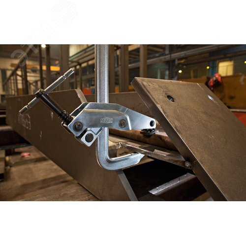 Струбцина с манипулятором для труднодоступных мест 600/120, усилие: 7.5 кН - фото 5