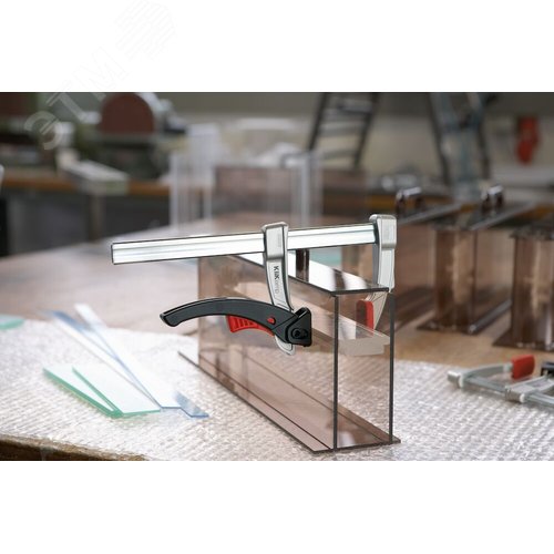 Струбцина KliKlamp Hightech рычажная высокотехнологичная 120/80 - фото 4
