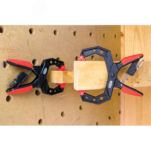 Струбцина с храповым механизмом 100/75, 2-компонентные ручки - фото 6