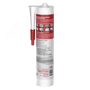 Клей-герметик гибридный санитарный профессиональный белый 290 мл 24503 КОНТАКТ - 3