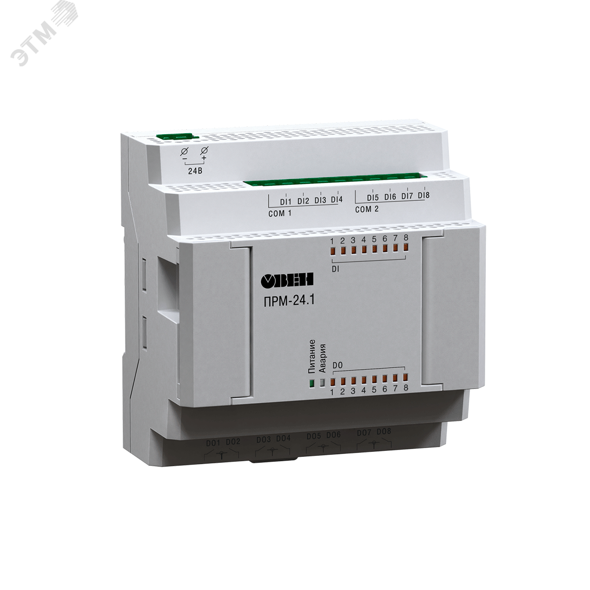 Изображение товара Модуль расширения входов и выходов ПРМ-24.1 для системы ОВЕН