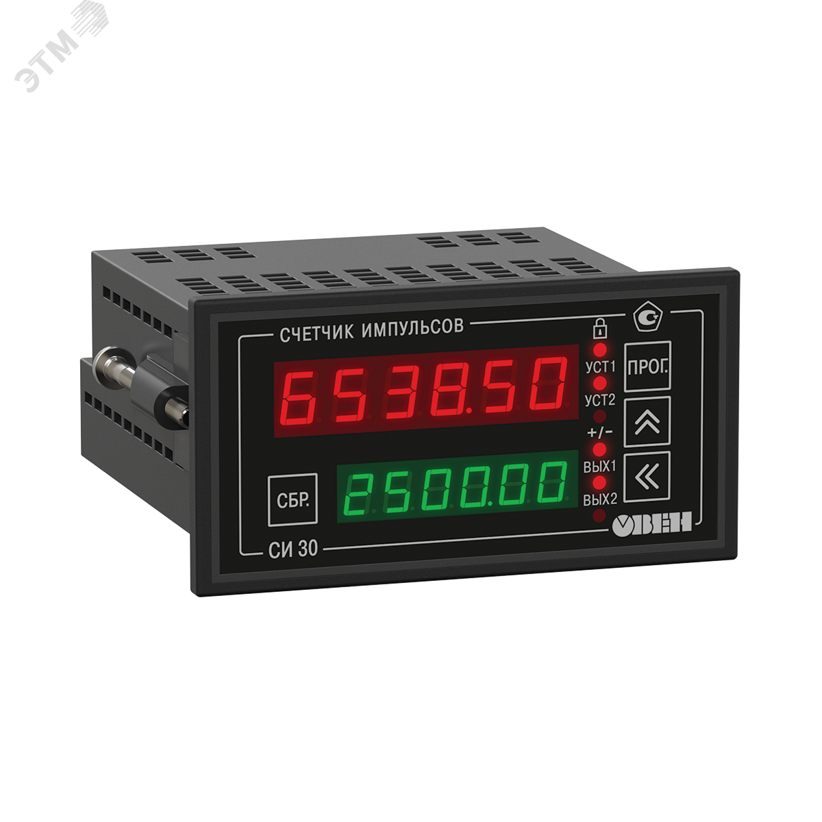 Изображение товара Счетчик импульсов микропроцессорный СИ30-220.Щ2.Р (шт)