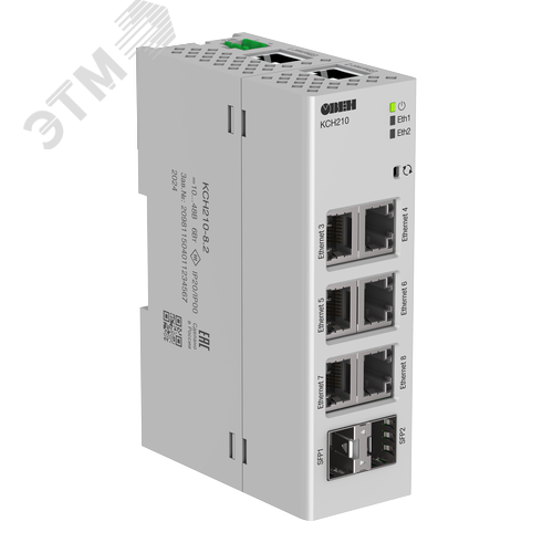 Изображение товара Коммутатор сетевой неуправляемый КСН210-8.2 (шт)