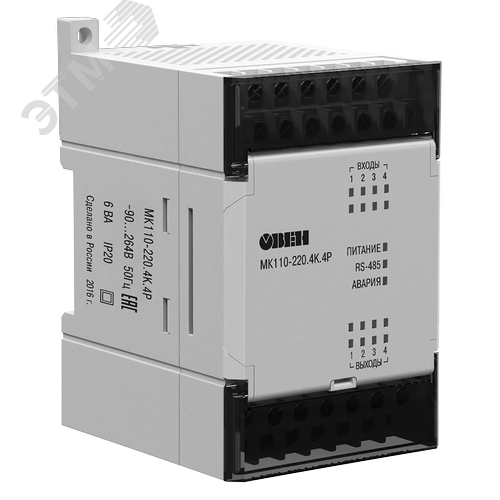 Изображение товара Прибор контроля уровня жидкости МК110-220.4К.4Р (шт)