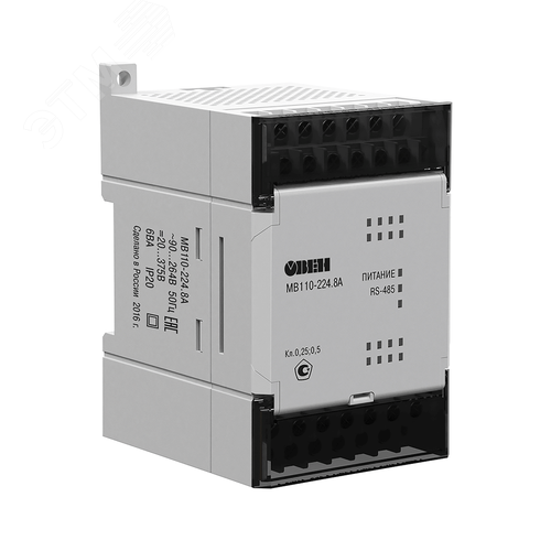 Изображение товара Модуль аналогового ввода МВ110-224.8А с универсальными входами (с интерфейсом RS-485) (шт)