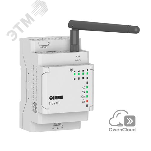 Изображение товара Шлюз сетевой для доступа к сервису OwenCloud ПВ210-230 (шт)