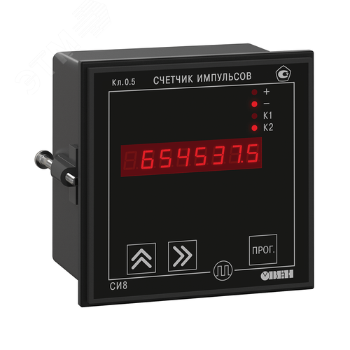 Изображение товара Счетчик импульсов микропроцессорный СИ8-Щ1.К.RS (шт)