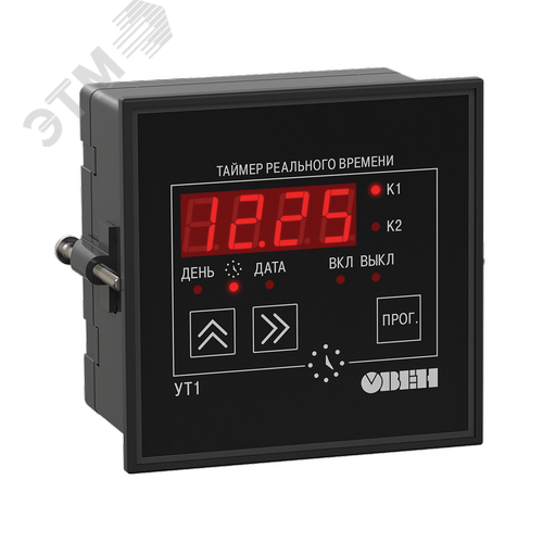 Изображение товара Таймер реального времени двухканальный УТ1-Щ1 (шт)