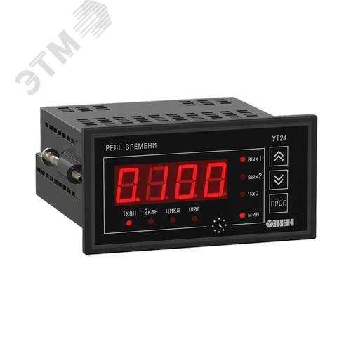 Изображение товара Микропроцессорное реле времени двухканальное УТ24-Щ2.К (шт)