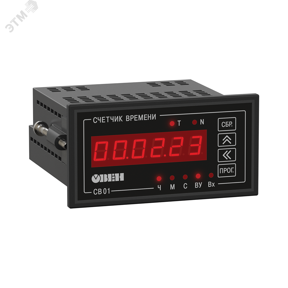 Изображение товара Счетчик времени СВ01-24.Щ2 для промышленного учета и контроля