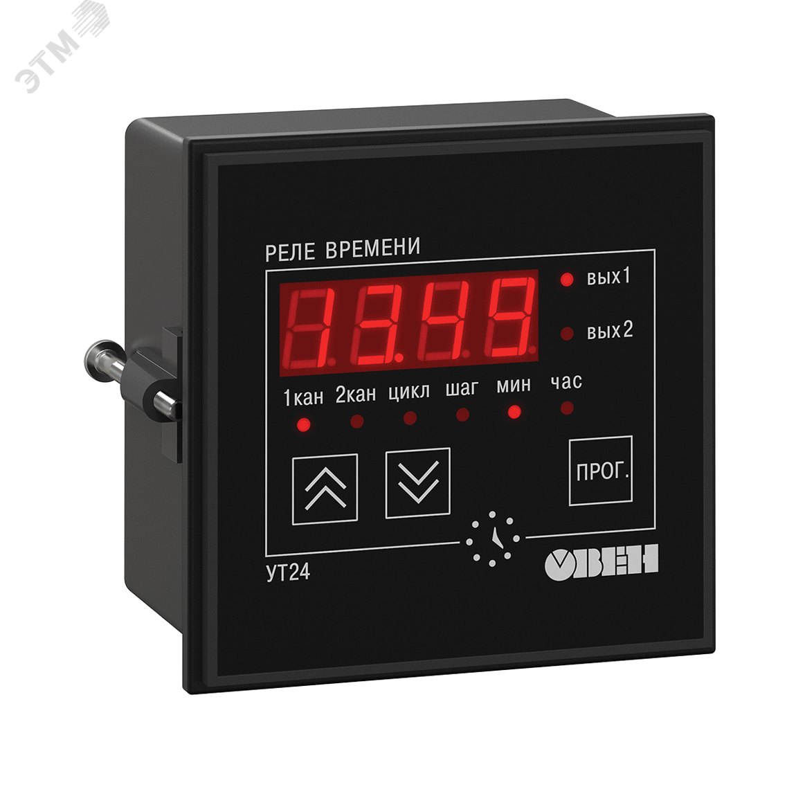 Изображение товара Двухканальное микропроцессорное реле времени УТ24-Щ1.С 220 В Россия