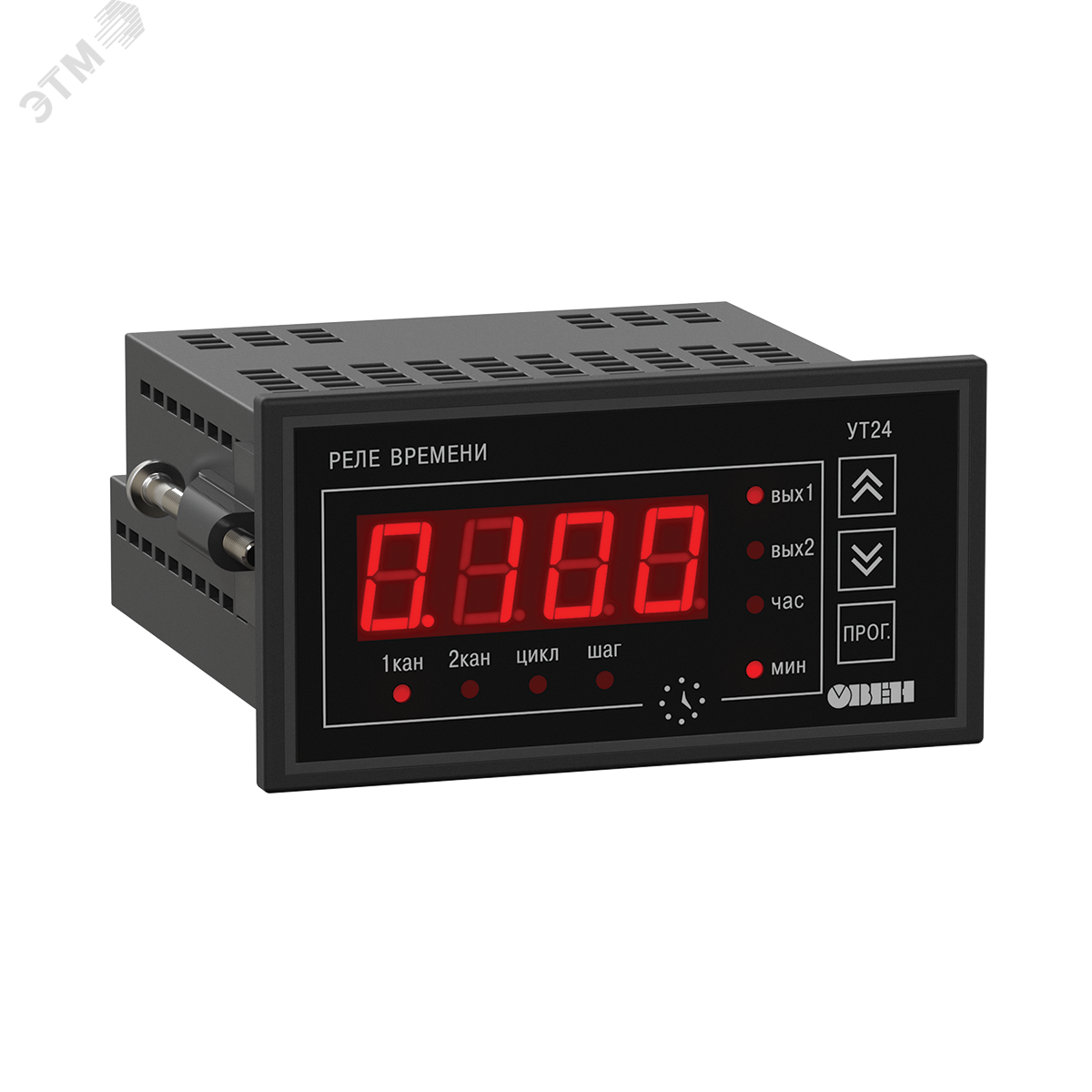 Изображение товара Двухканальное микропроцессорное реле времени УТ24-Щ2.К для автоматизации