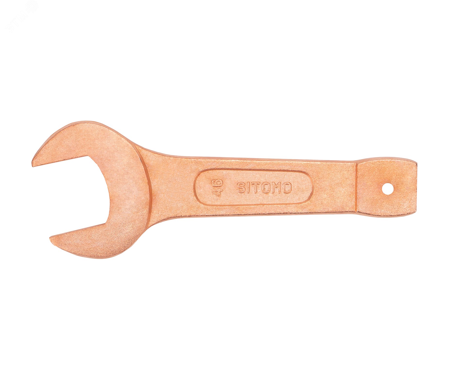 Изображение товара Ключ гаечный (рожковый) односторонний ударный 46 омедненный (шт)