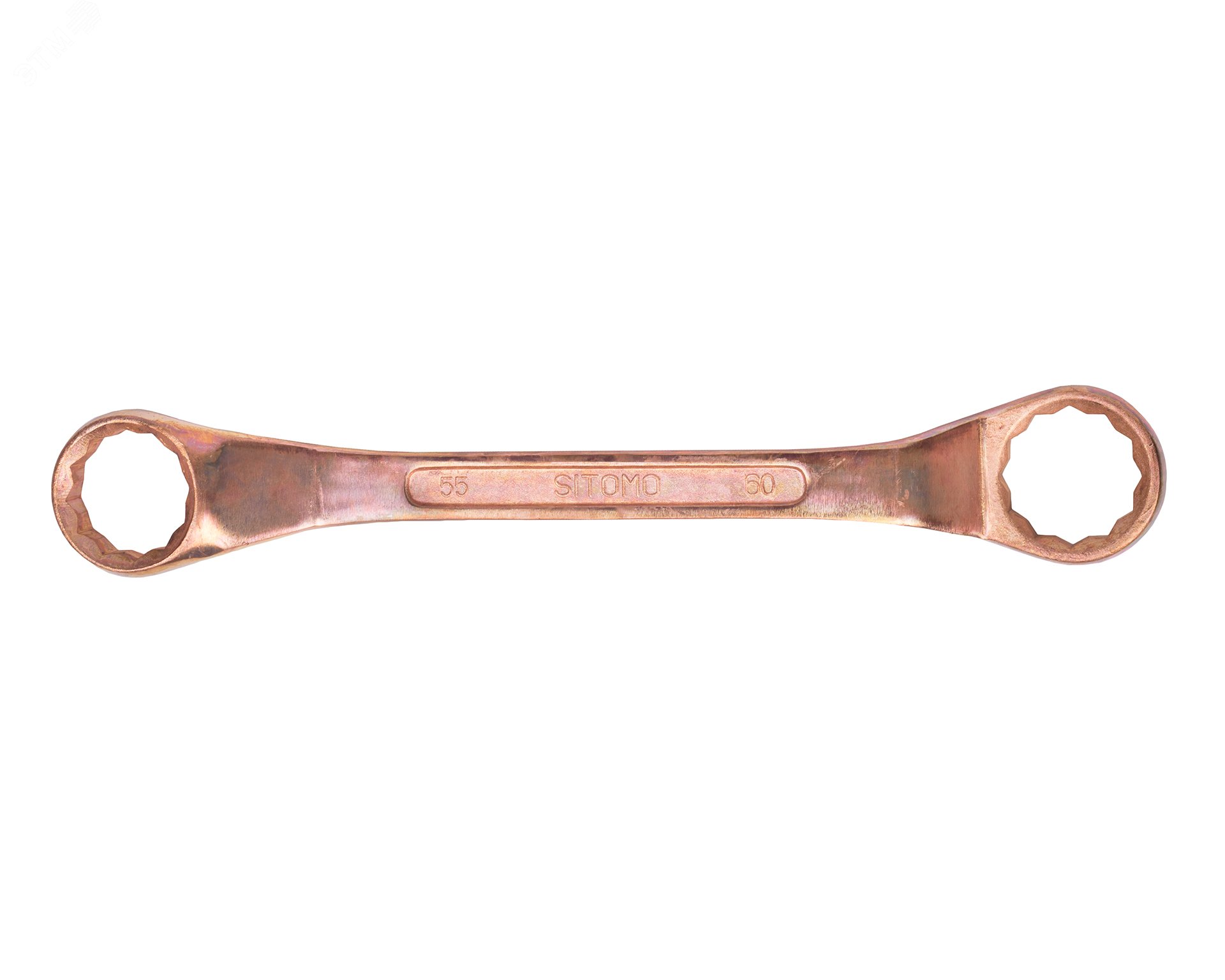 Изображение товара Ключ накидной двусторонний 50х55 омедненный (шт)