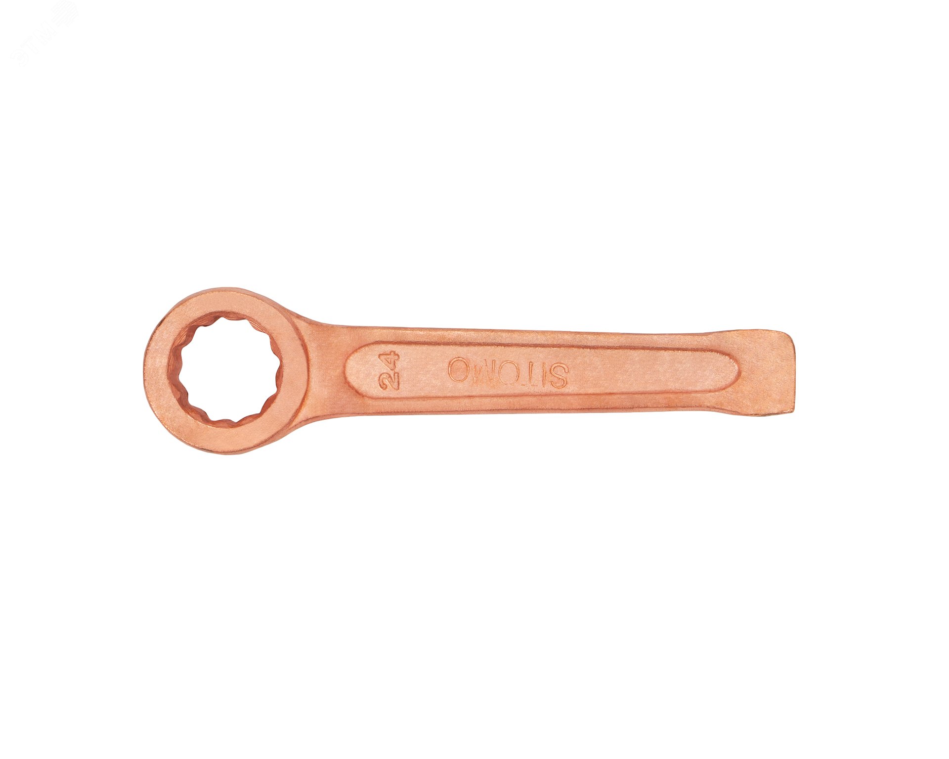 Изображение товара Ключ накидной односторонний ударный 24 омедненный от SITOMO для взрывоопасных условий