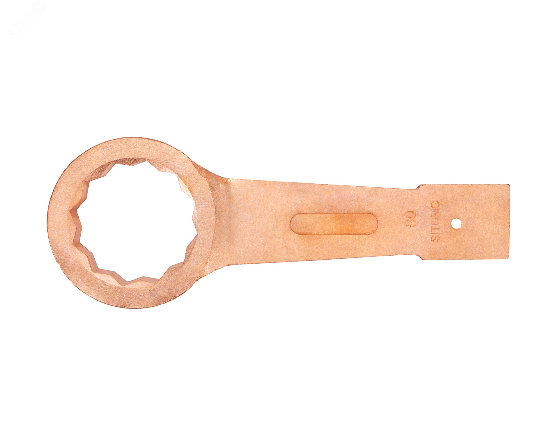 Изображение товара Ключ накидной ударный односторонний омедненный 80 мм SITOMO