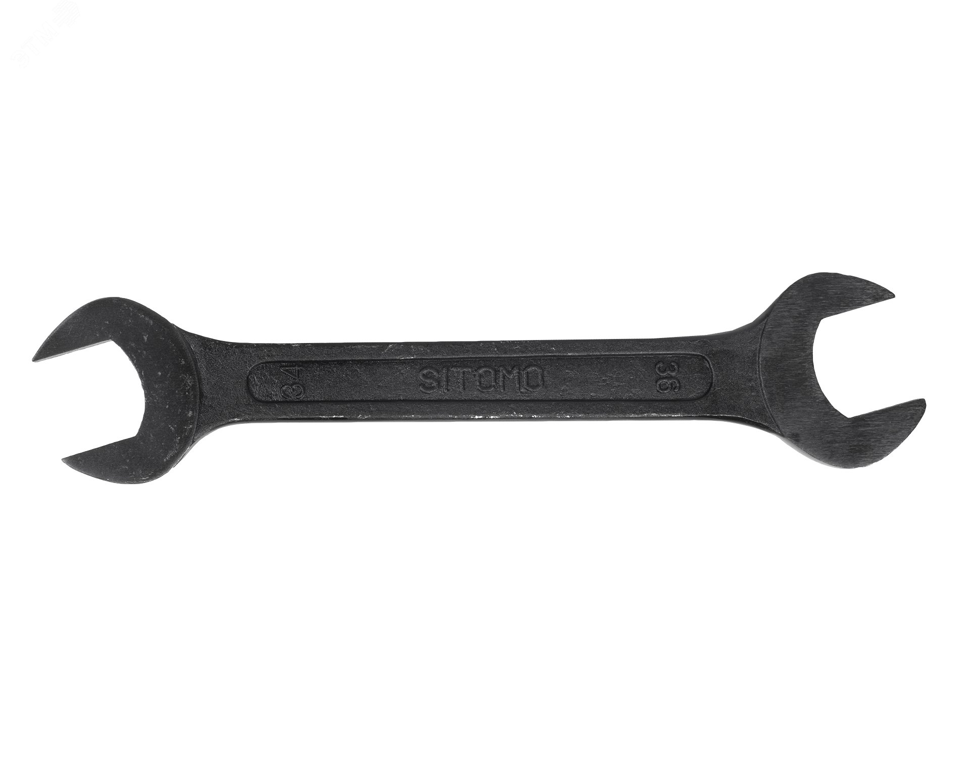 Изображение товара Ключ гаечный (рожковый) двусторонний 34х36 оксидированный (шт)