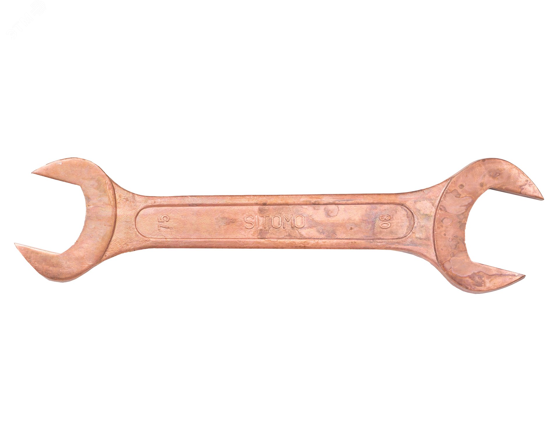 Изображение товара Ключ гаечный рожковый двусторонний 75х80 омедненный SITOMO