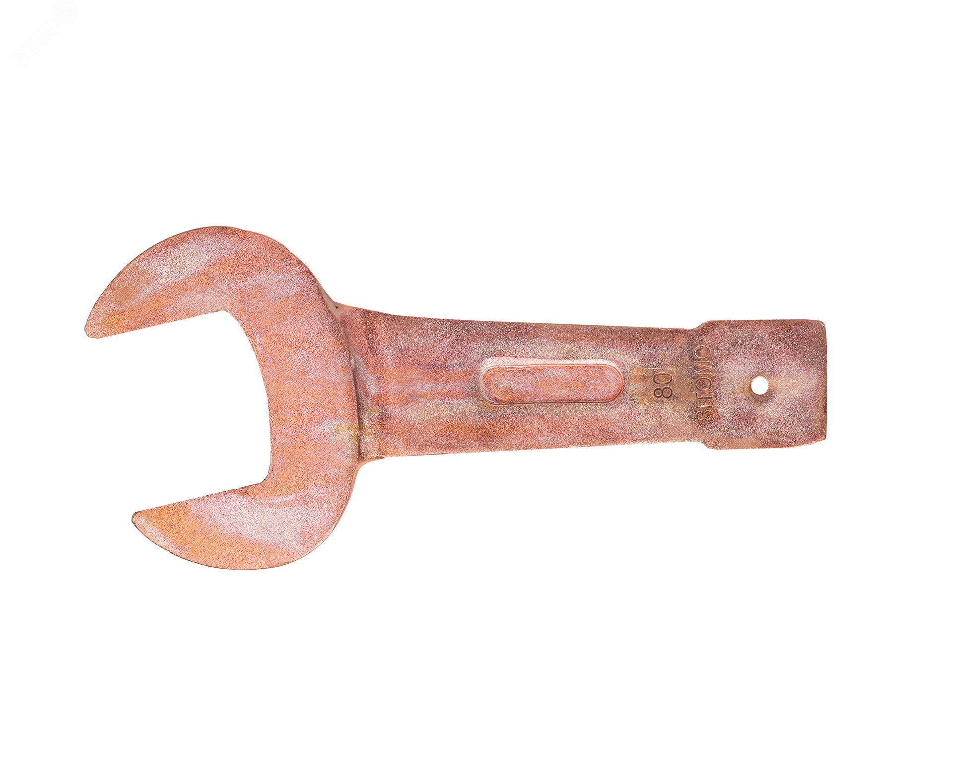 Изображение товара Ключ гаечный (рожковый) односторонний ударный 80 омедненный (шт)