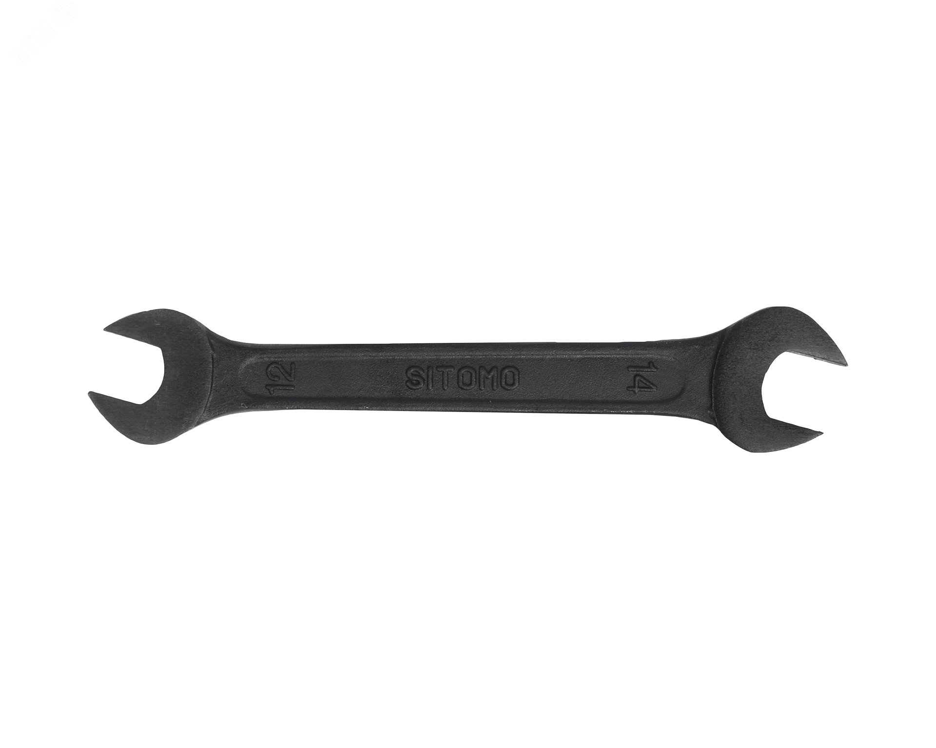 Изображение товара Ключ гаечный (рожковый) двусторонний 12х14 оксидированный (шт)