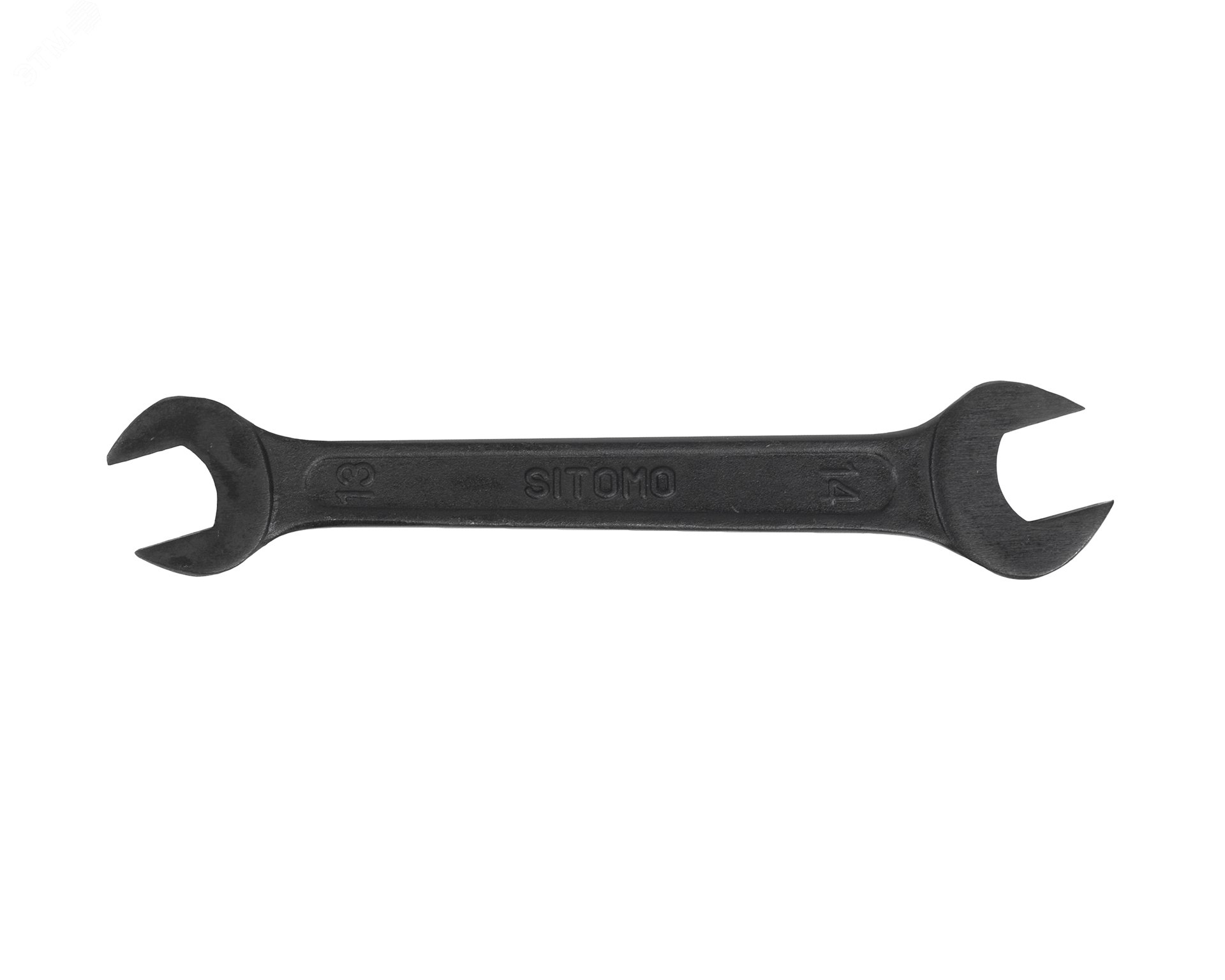 Изображение товара Ключ гаечный рожковый двусторонний 13х14 оксидированный от SITOMO