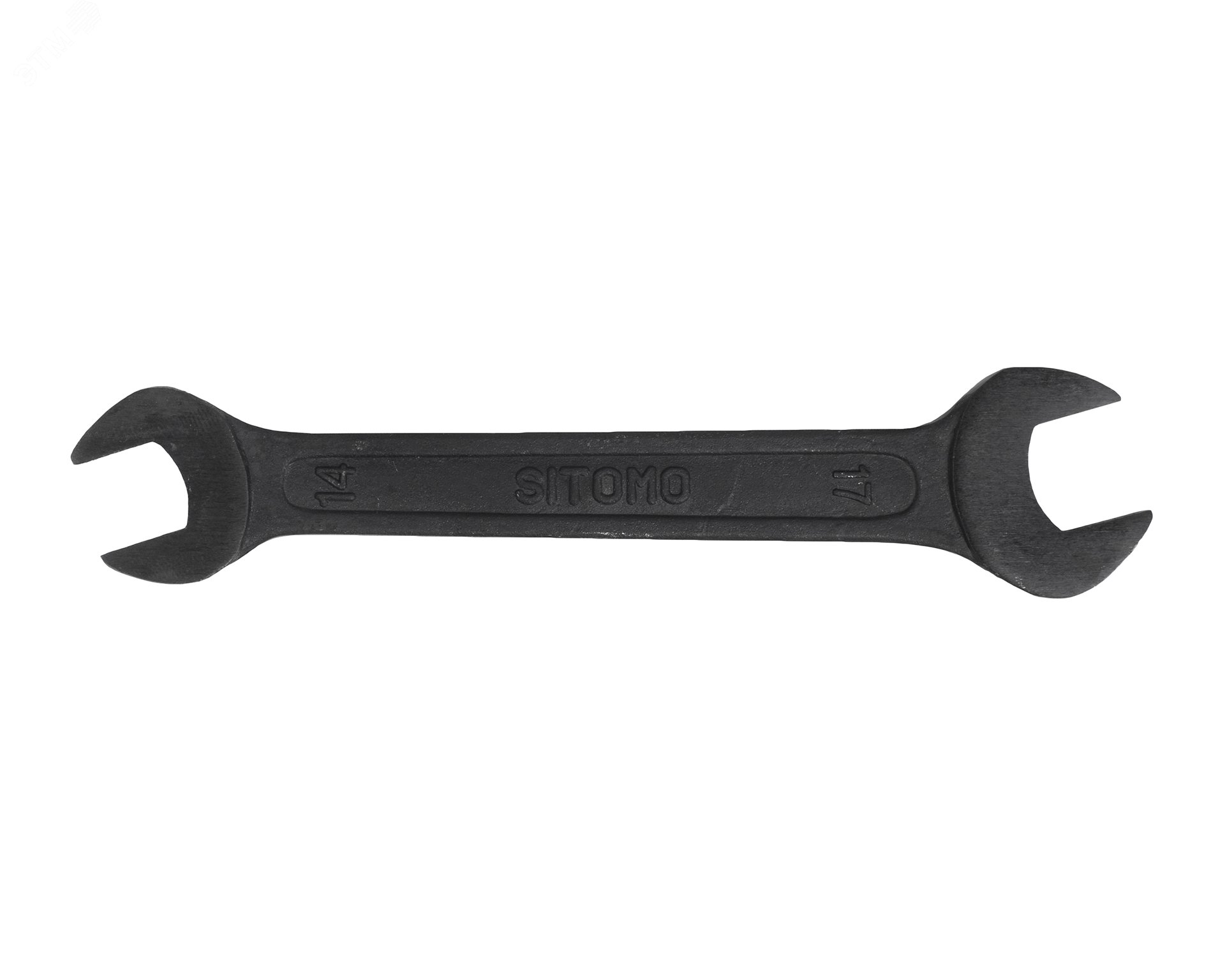 Изображение товара Ключ рожковый двусторонний 14х17 оксидированный из стали 45 SITOMO