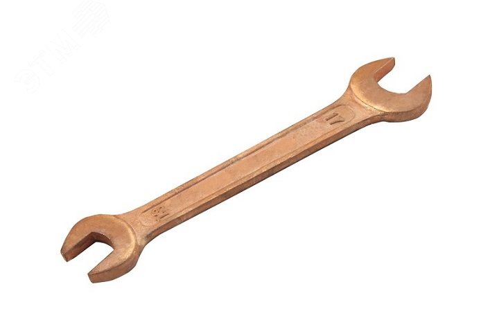 Изображение товара Ключ гаечный (рожковый) двусторонний 18х19 омедненный (шт)