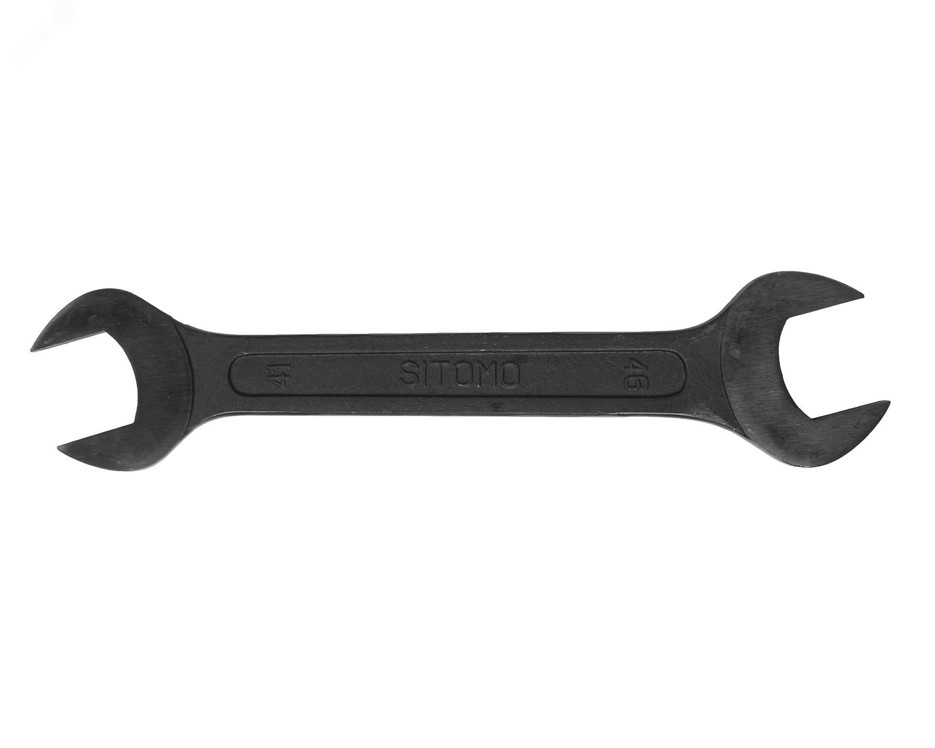 Изображение товара Ключ гаечный рожковый двусторонний 41х46 оксидированный высокое качество