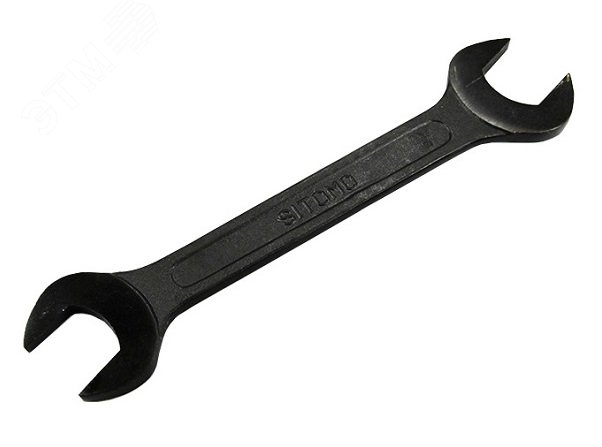 Изображение товара Ключ гаечный (рожковый) двусторонний 60х65 оксидированный (шт)