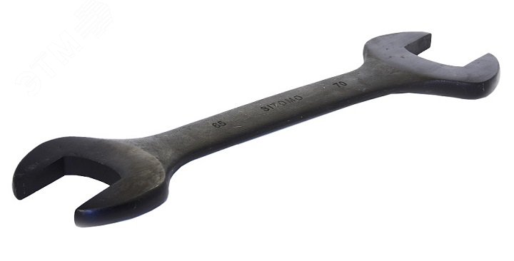 Изображение товара Ключ гаечный (рожковый) двусторонний 70х75 оксидированный (шт)