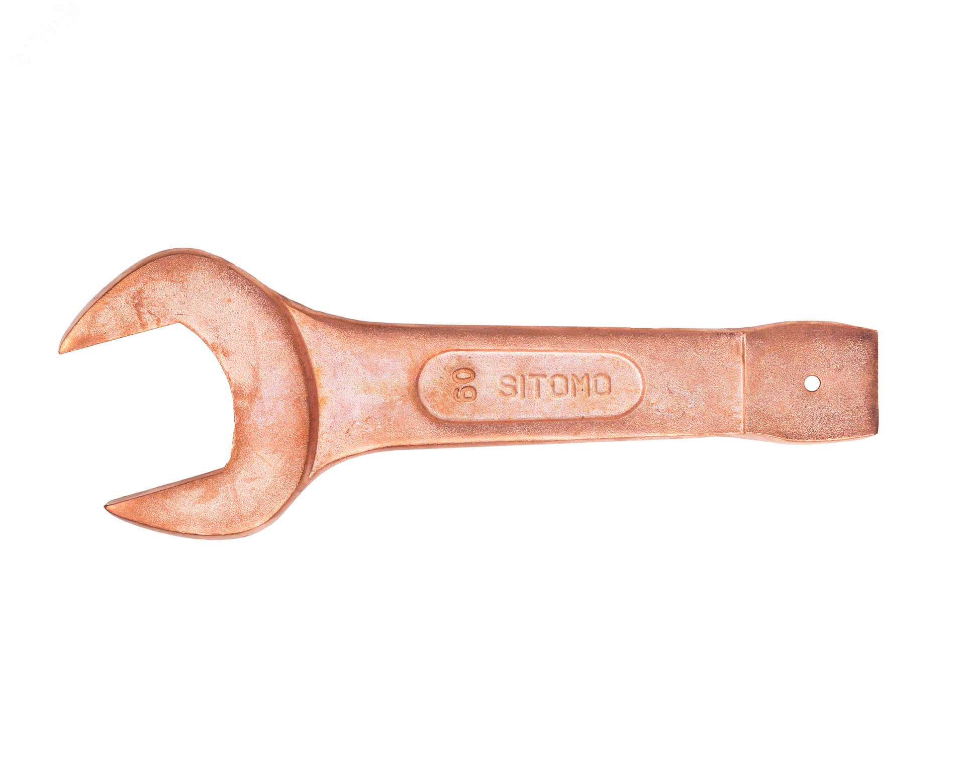 Изображение товара Ключ гаечный (рожковый) односторонний ударный 60 омедненный (шт)