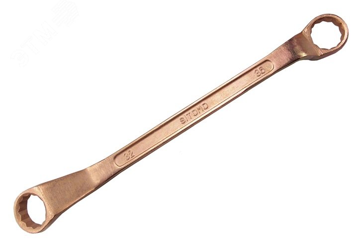 Изображение товара Ключ накидной двусторонний 36х41 омедненный (шт)