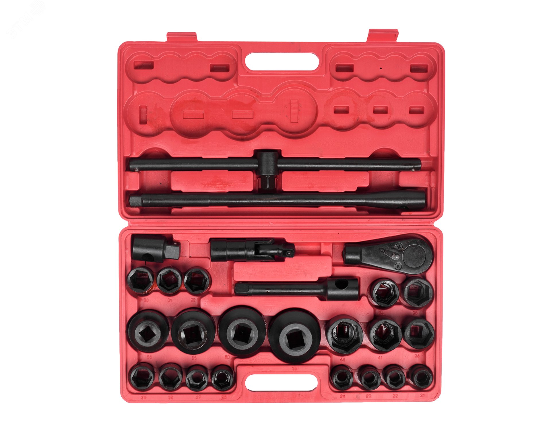 Изображение товара Набор головок торцевых №7 21-65мм 3/4''-1'' 26шт