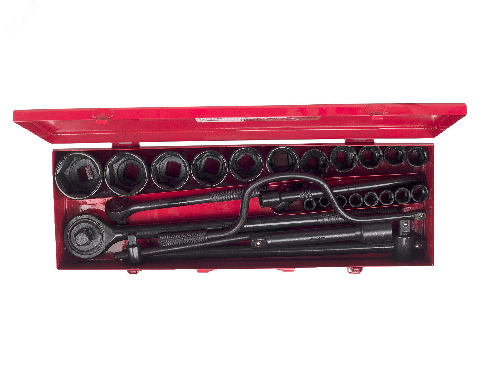 Изображение товара Набор головок торцевых №5 10-50 мм 1/2'' и 3/4'' в кейсе