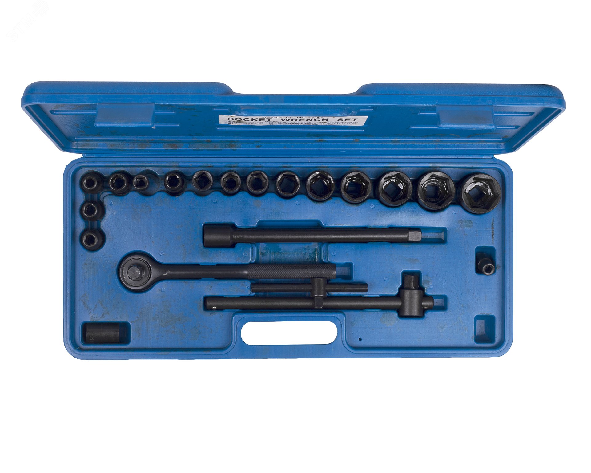 Изображение товара Набор головок торцевых 6-32 мм оксидированный в кейсе SITOMO