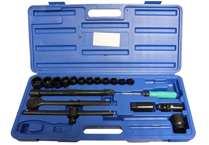 Изображение товара Набор головок №2F оксидированный 8-27мм для автомастерских и ремонта