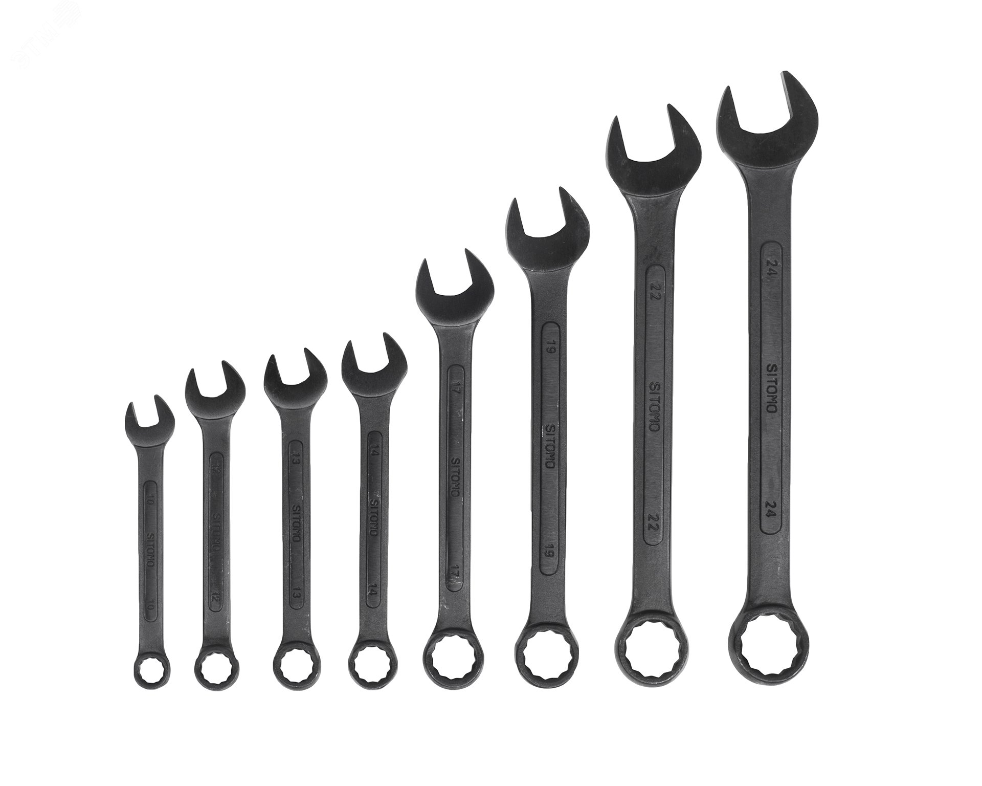 Изображение товара Набор комбинированных гаечных ключей 8 шт. 10-24 мм SITOMO