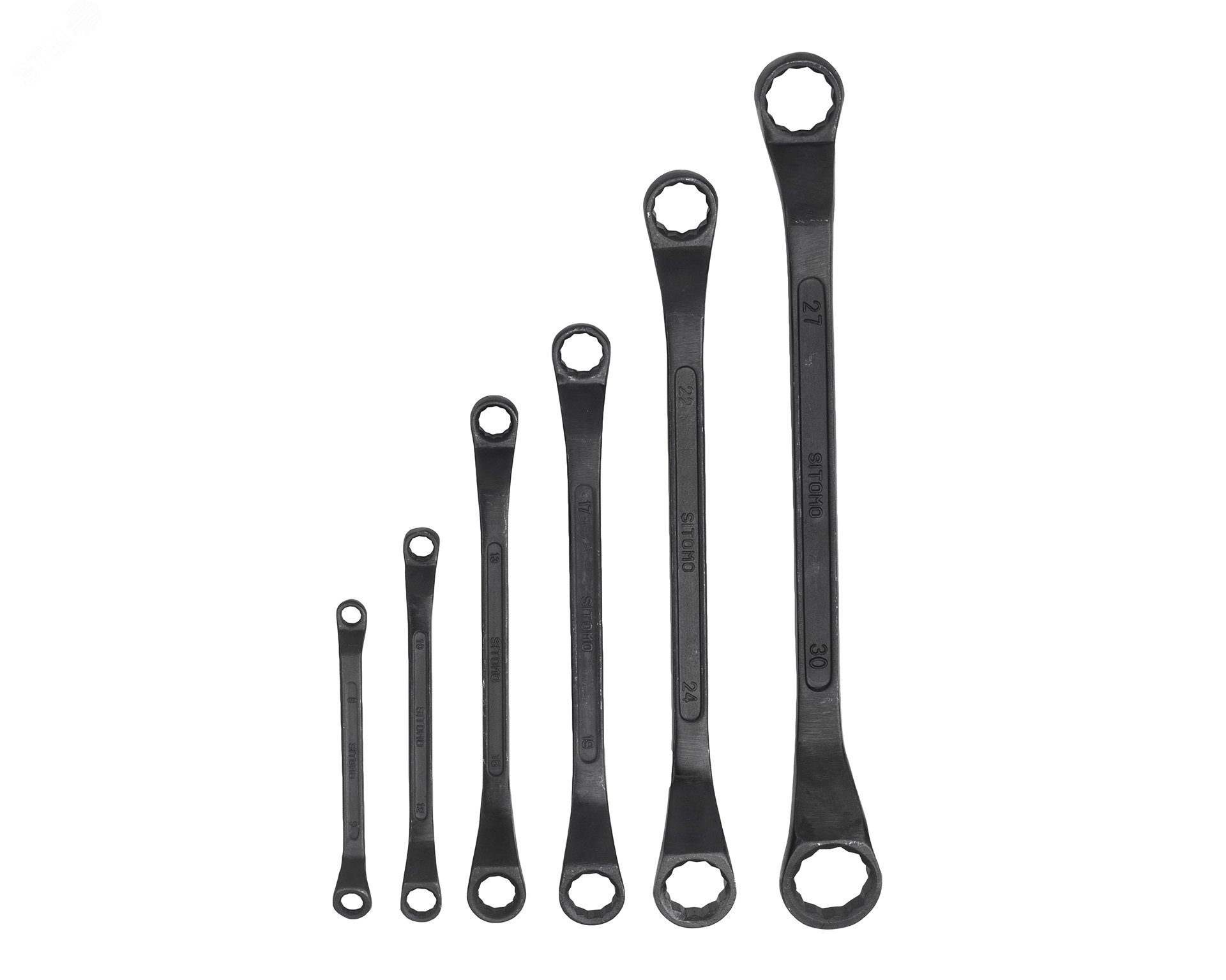 Изображение товара Набор ключей накидных двусторонних 6 шт. (8-30) (шт)