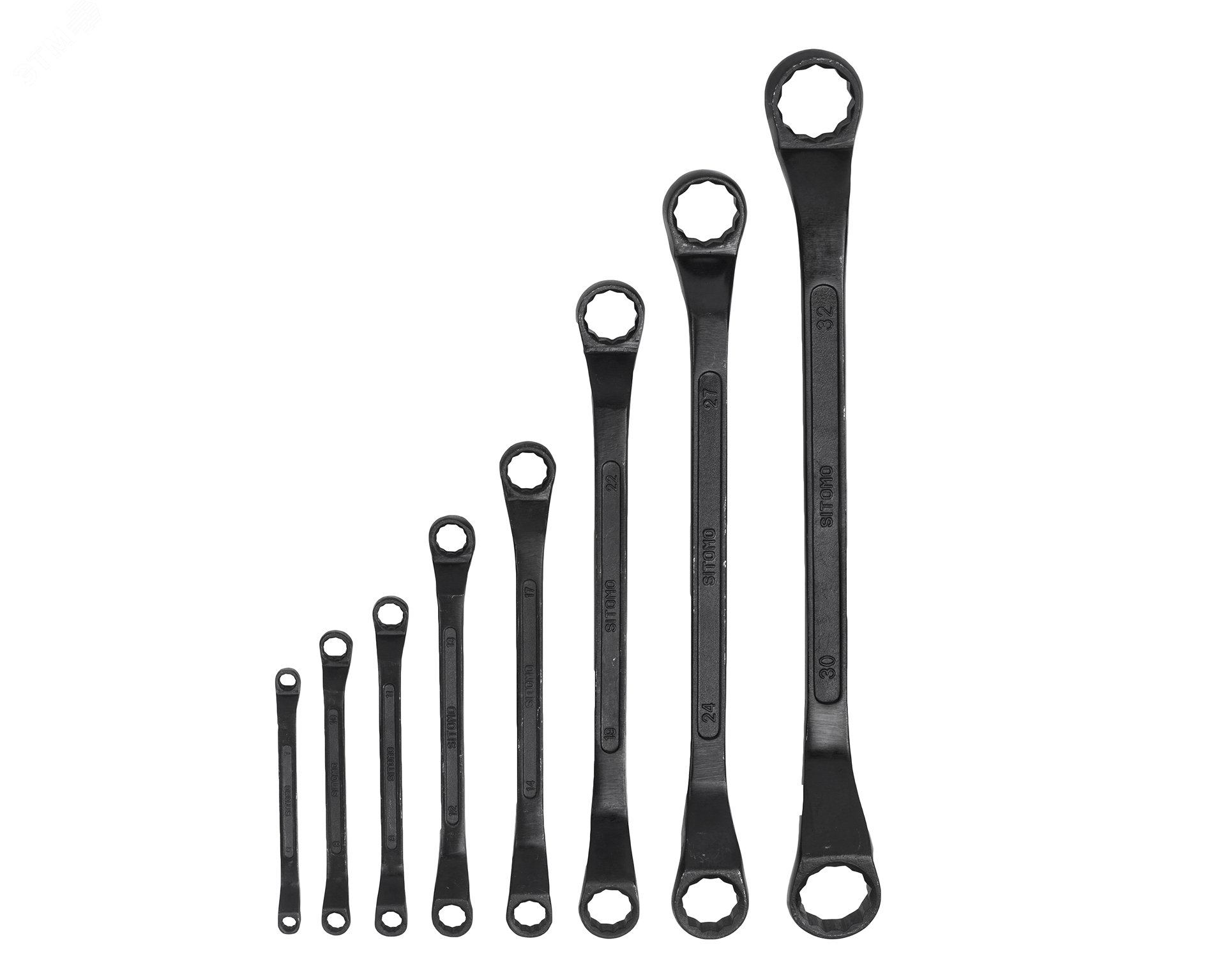 Изображение товара Набор ключей накидных двусторонних 8 шт. (6-32) (шт)