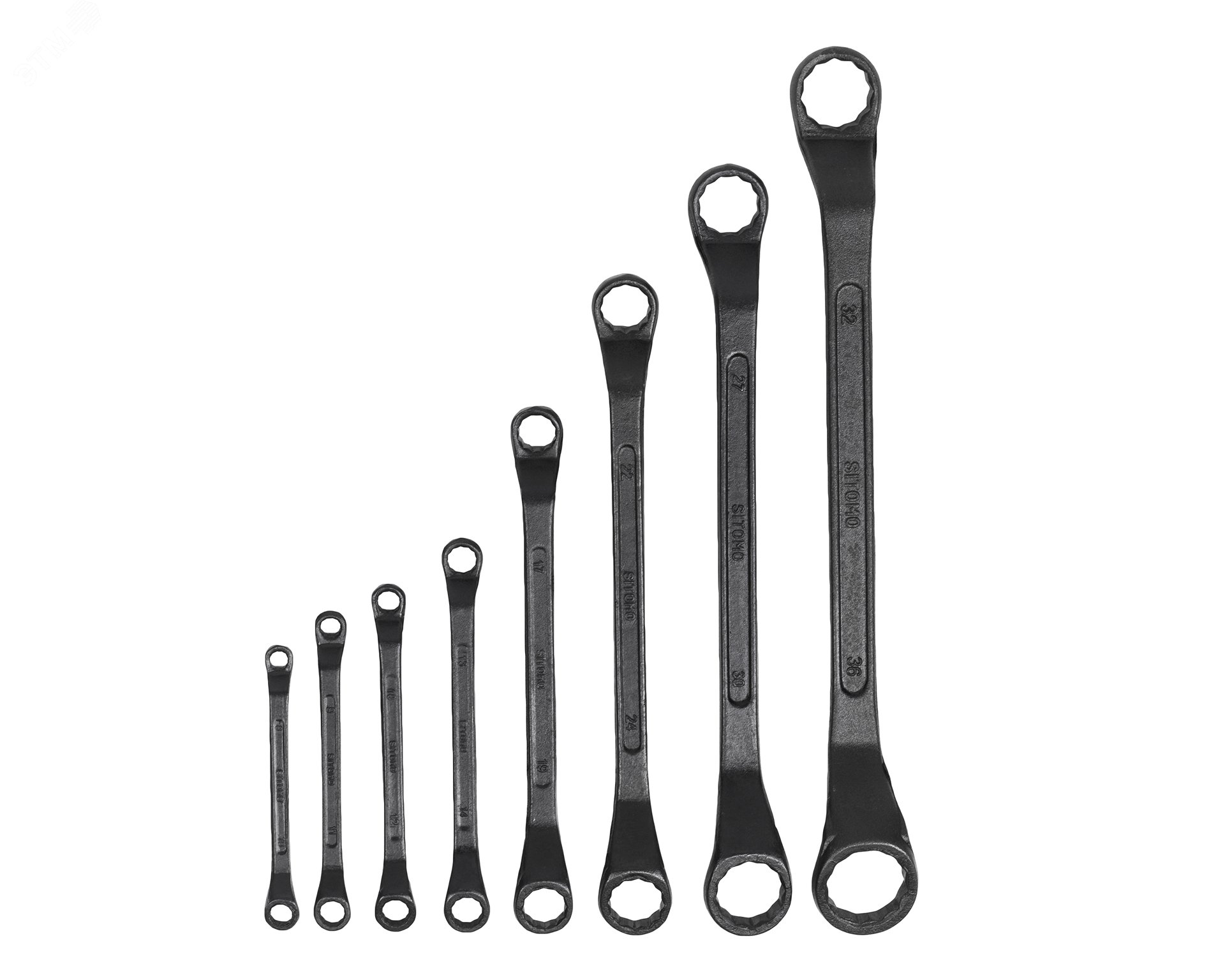 Изображение товара Набор ключей накидных двусторонних 8 шт. (8-36) (шт)