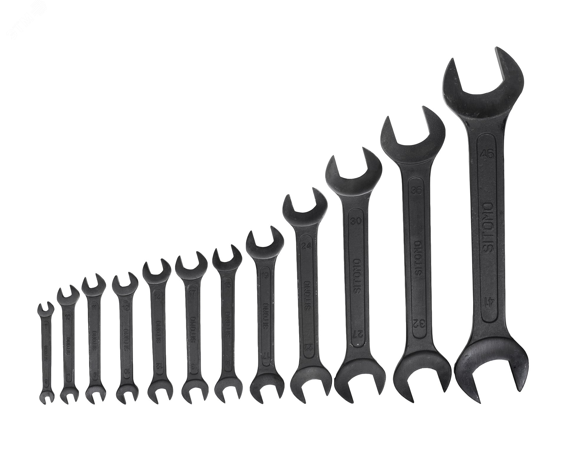 Изображение товара Набор ключей гаечных (рожковых) двусторонних 12 шт. (6-46) (шт)