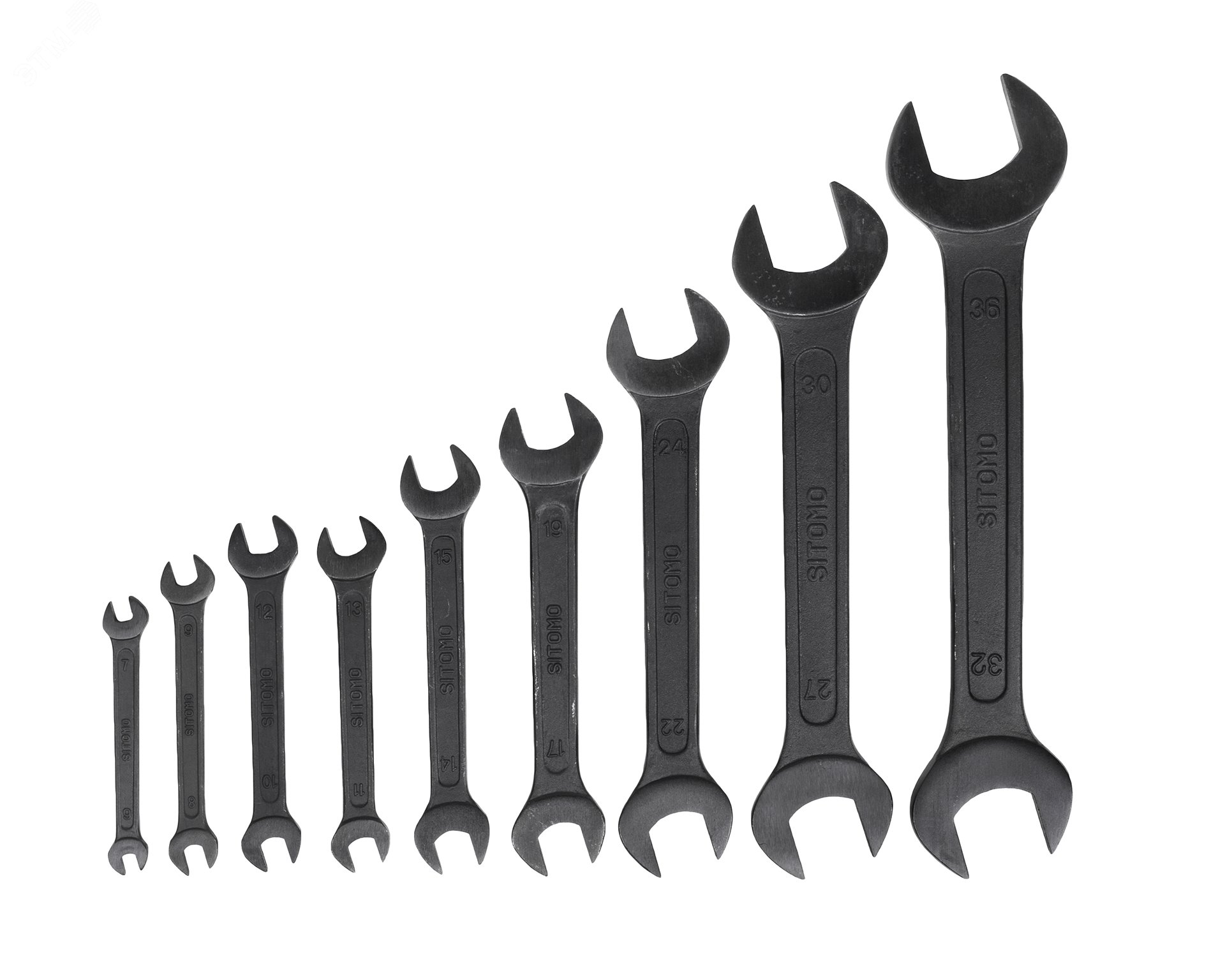 Изображение товара Набор двусторонних ключей гаечных SITOMO 9 шт. (6-36)