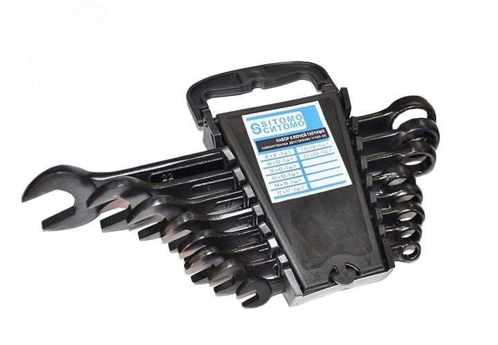 Изображение товара Набор ключей гаечных комбинированных 6 шт. (10-19) в клипсе (шт)