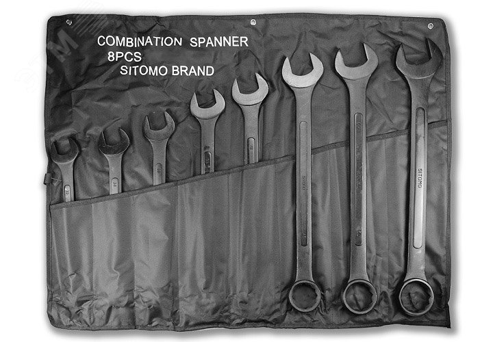 Изображение товара Набор ключей гаечных комбинированных 8 шт. (32-55) (шт)