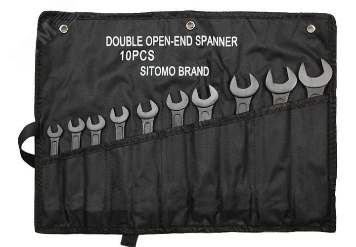 Изображение товара Набор ключей гаечных (рожковых) двусторонних 10 шт. (8-24) (шт)